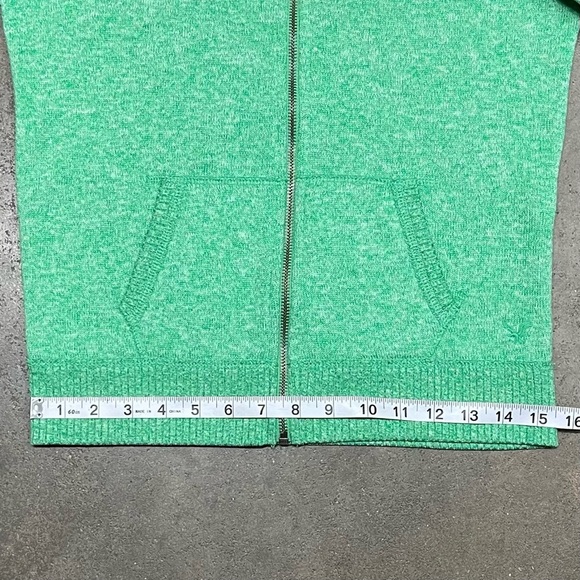 American Eagle Full Zip Logo Sherpa Hoodie Sweatshirt Y2K - Picture 9 of 10